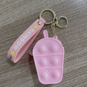 Boba Pop It Keychain